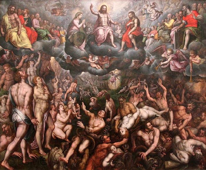 Raphael Coxie The Last Judgment Spain oil painting art
